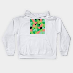 Modern Geometric (Watermelon) Kids Hoodie